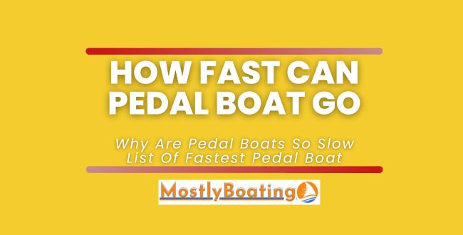 How Fast Can Pedal Boat Go