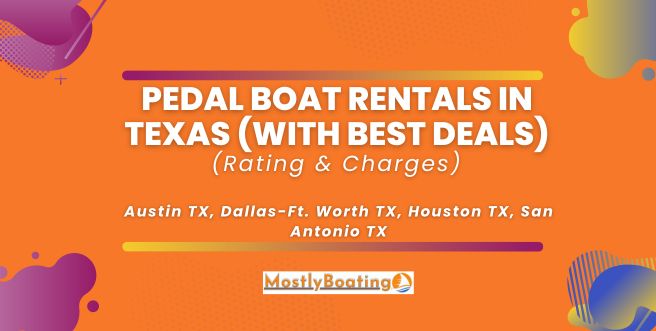Pedal Boat Rentals in Texas
