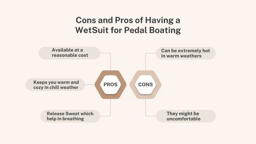 pros and cons of wetsuits for pedal boating