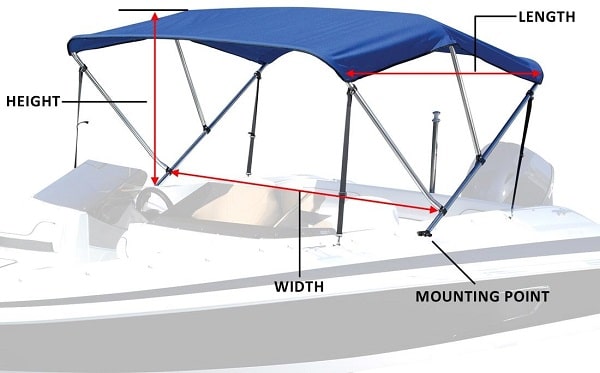pedal boat canopy